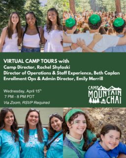 Last chance to reserve your spot! 🏕️

Join us tonight from 7–8 PM for an exclusive virtual tour and get an inside look at what makes our community so special. This is the perfect opportunity for prospective families to explore, ask questions, and connect, all from the comfort of home.Don’t miss out!

Reserve your spot now: [https://tinyurl.com/CMCAprilVirtualTour] 
.
.
.
.
.
#CMC #SummerCamp #Explore #Connect #Belong