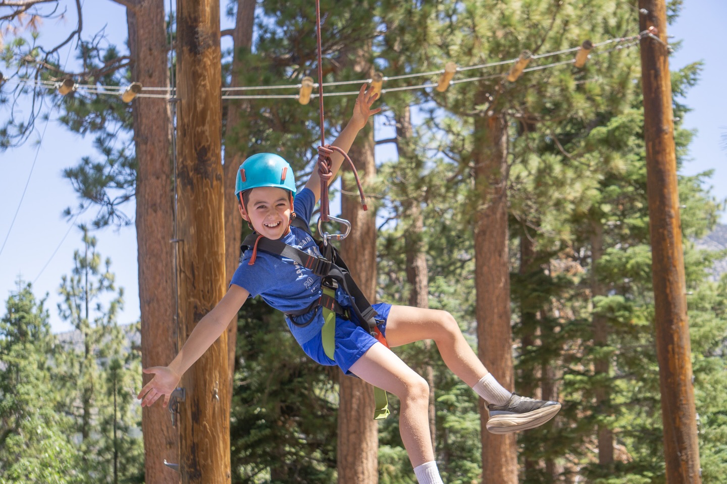 There’s no better feeling than spending the day at the ropes course. 🌲☀️💚 #Ropes #CMC #Session2