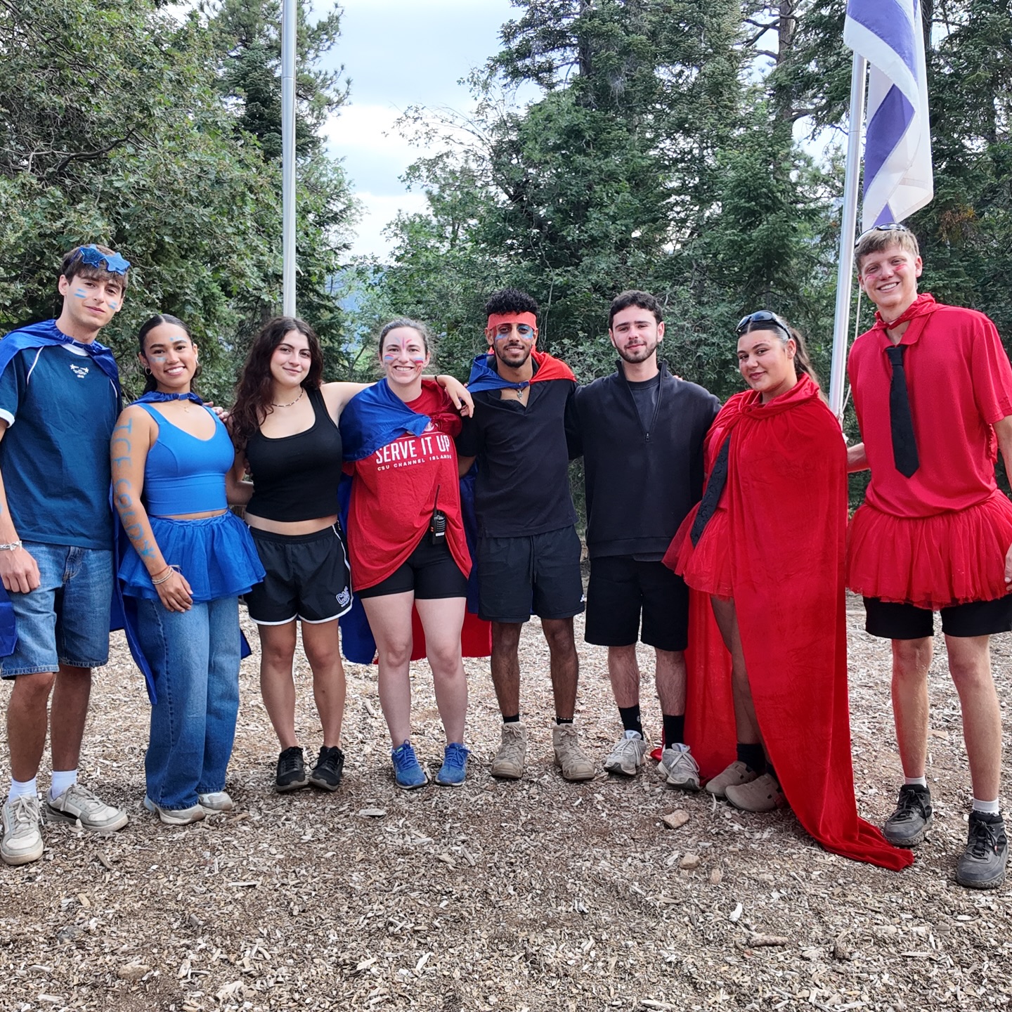 Today is a VERY special day... ❤️💙 IT’S MACCABIAH! 
The excitement around camp is through the roof and we can’t wait to see what the next two days have in store. 
Introducing your 2026 Captains  💜Head Honchos: Amanda & Aviram 🖤 Black Team Captains: Cami & Aron 💙Chai Team Captains: Ben & Rebeca ❤️Har Team Captains: Adva & Yaar
Let the games begin! 💪🔥 Who are you cheering for? ❤️💜💙 #Maccabiah2026 #ChaiTeam #HarTeam